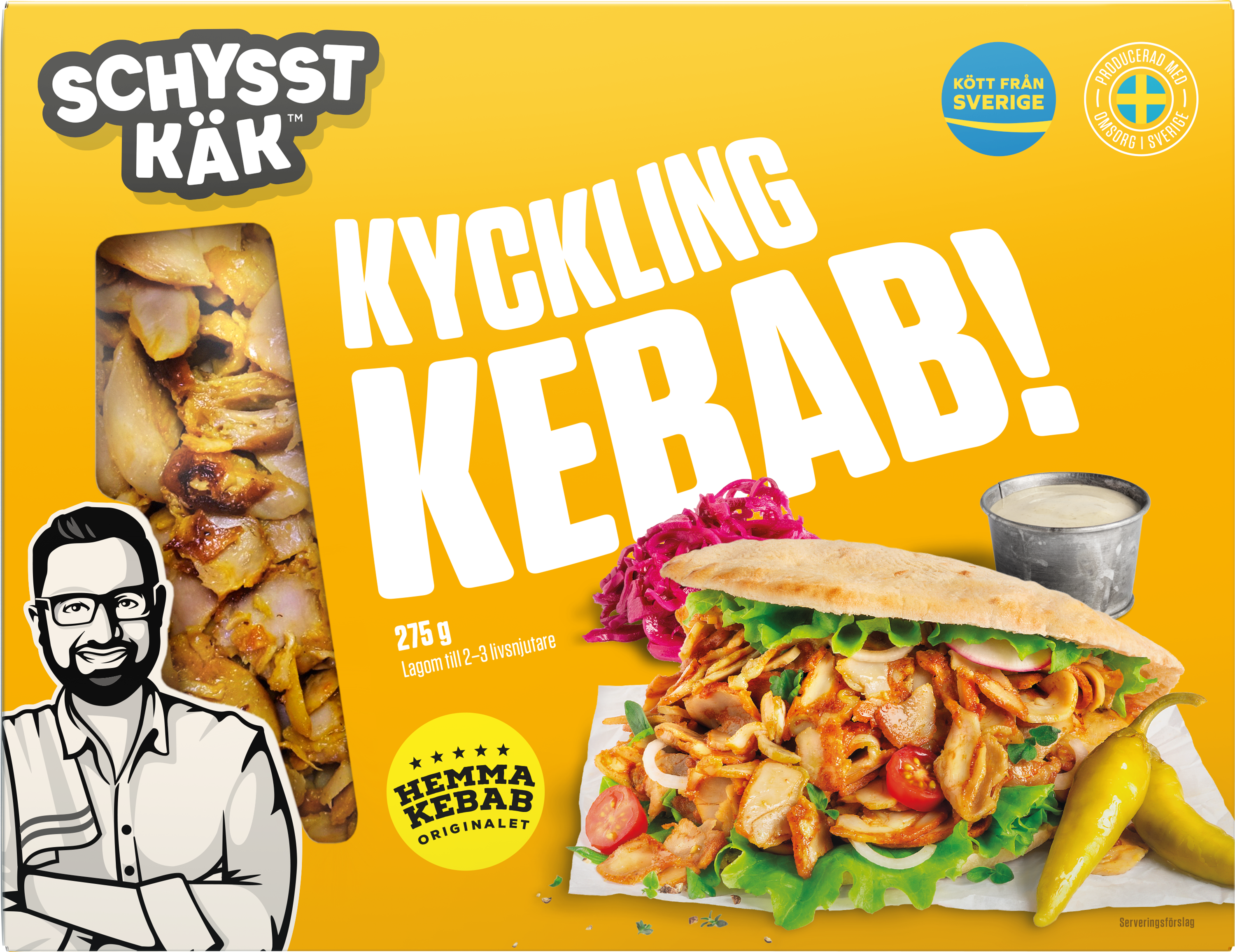 Kycklingkebab
