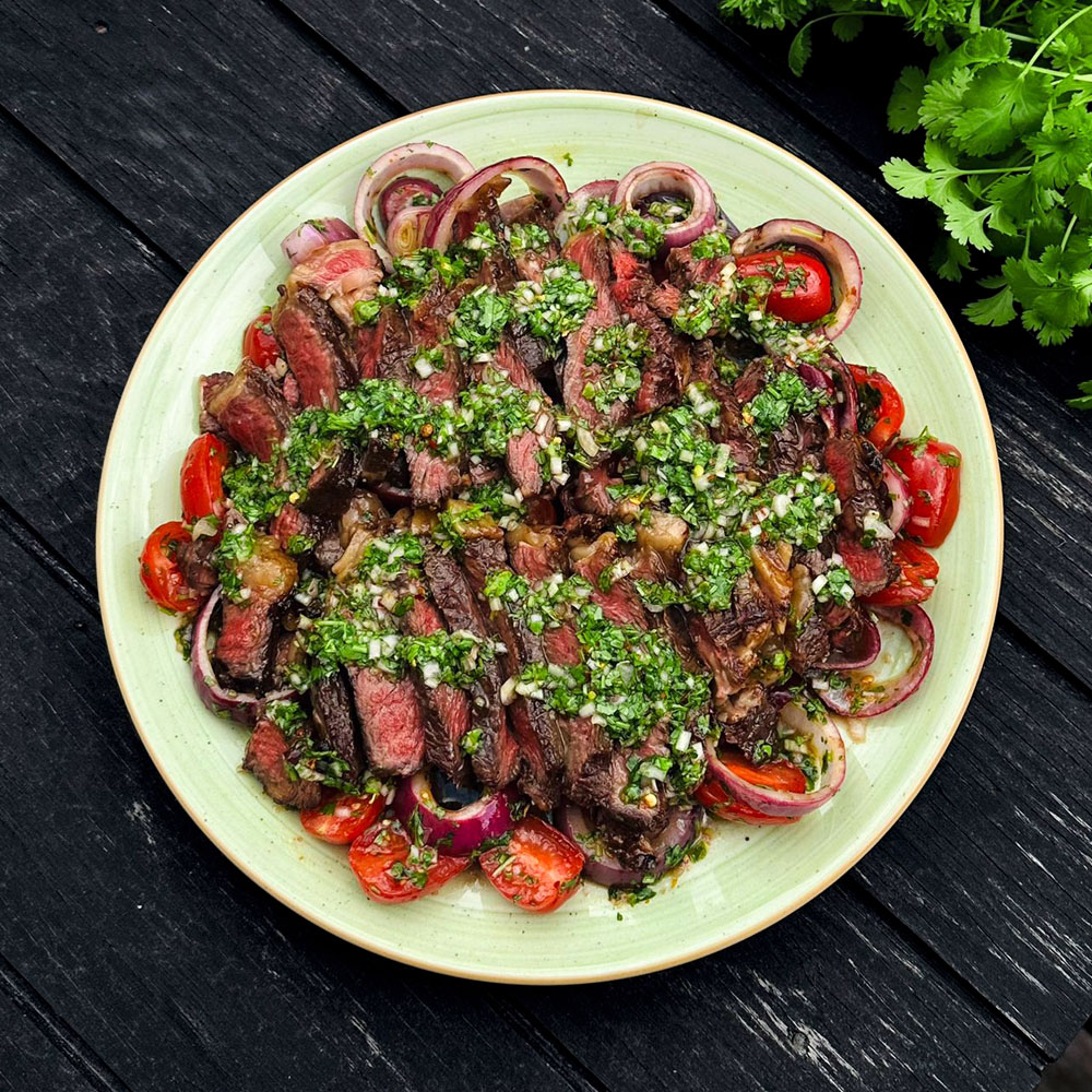 Grillad entrecote med nam jimichurri