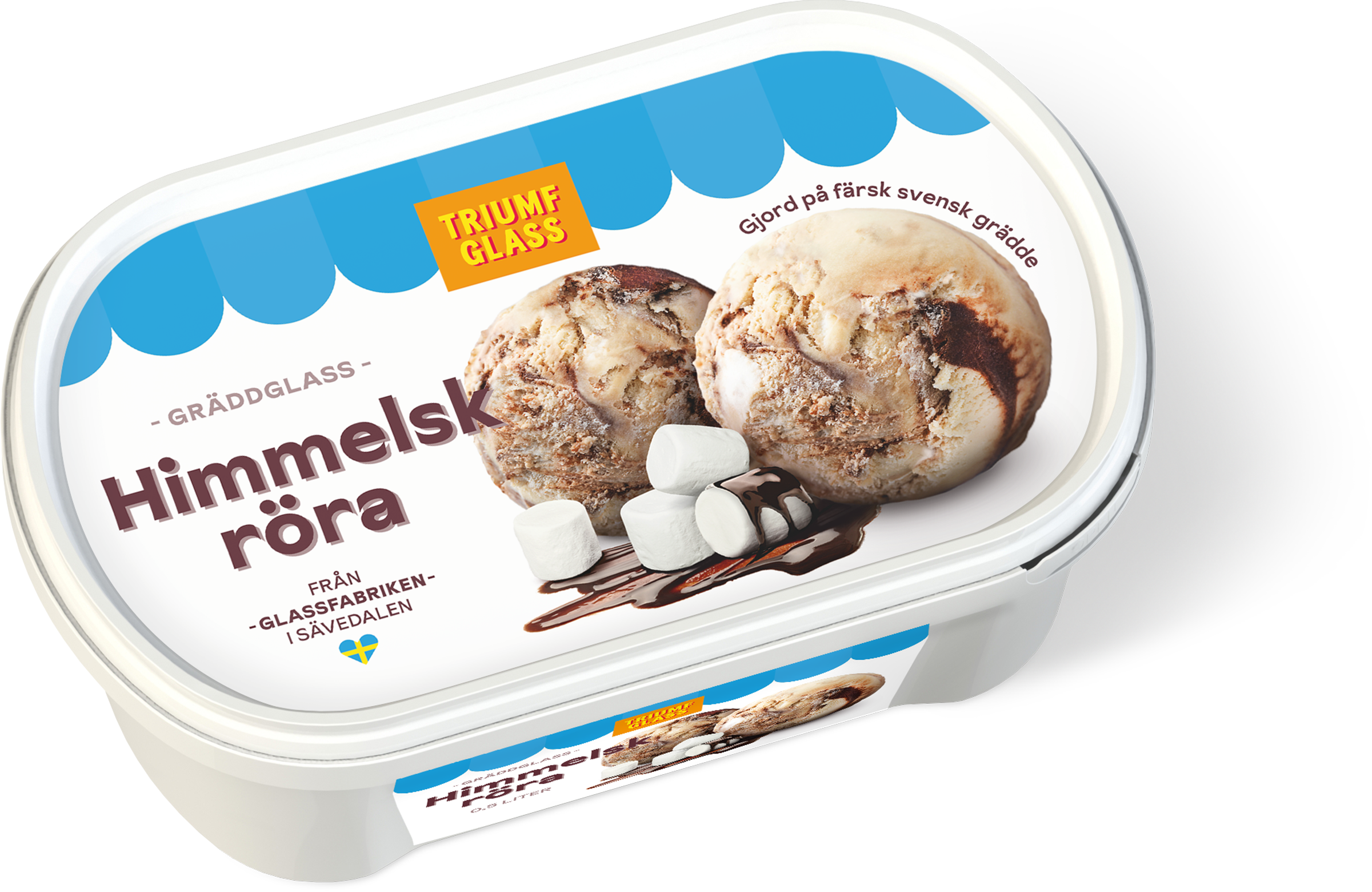 Gräddglass Himmelsk röra