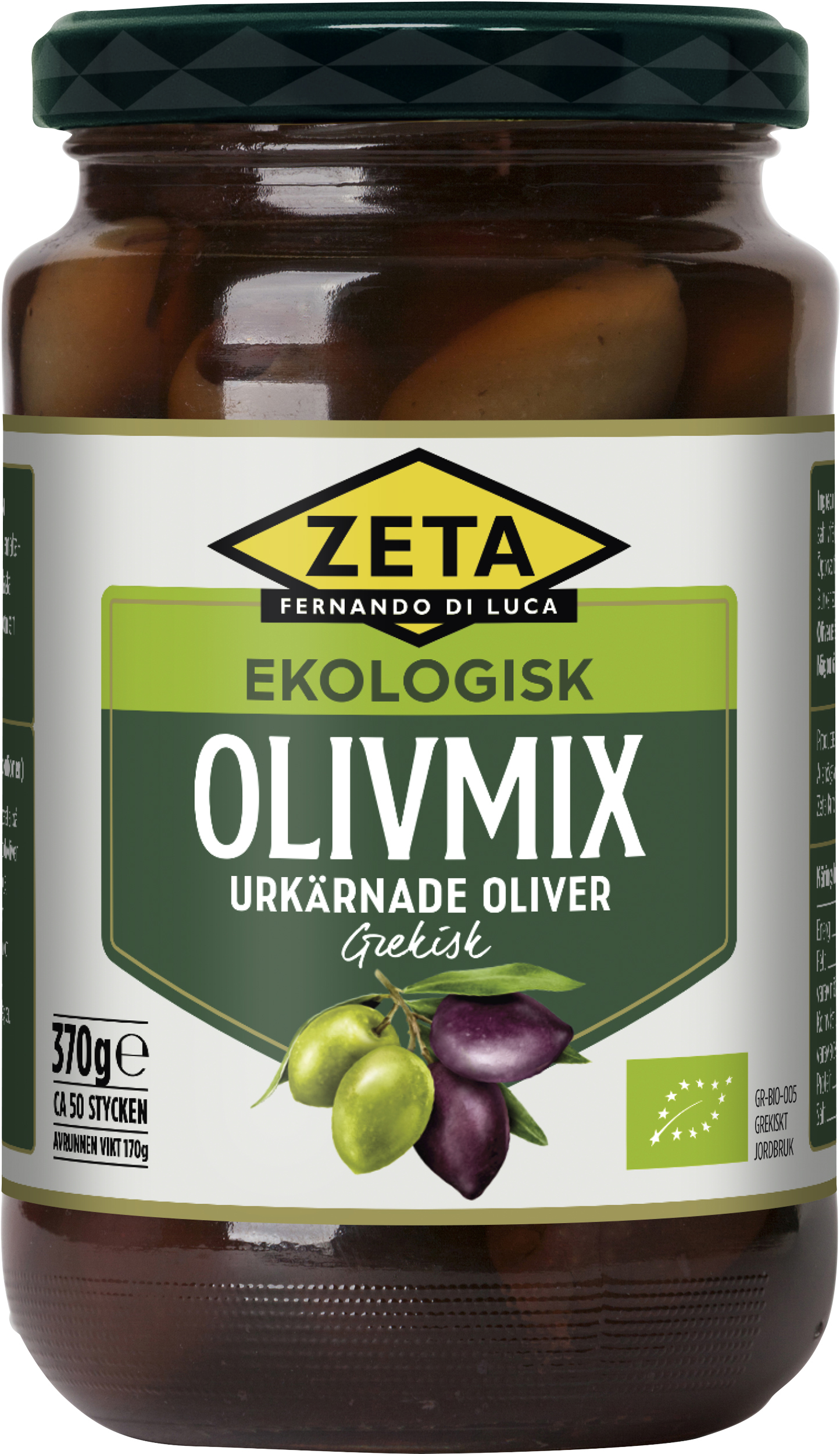 Olivmix Grekisk Urkärnade Eko