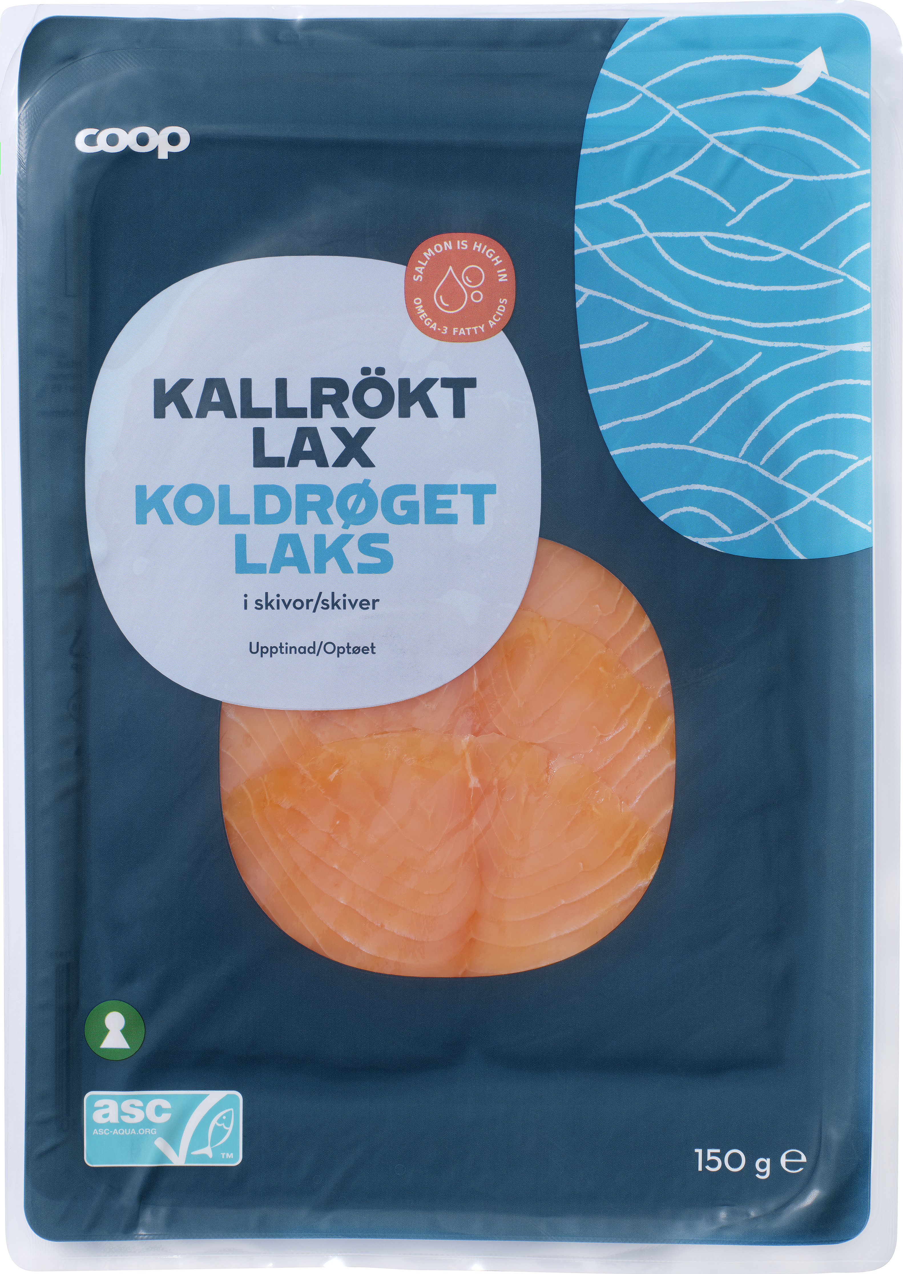 Lax Kallrökt Skivad