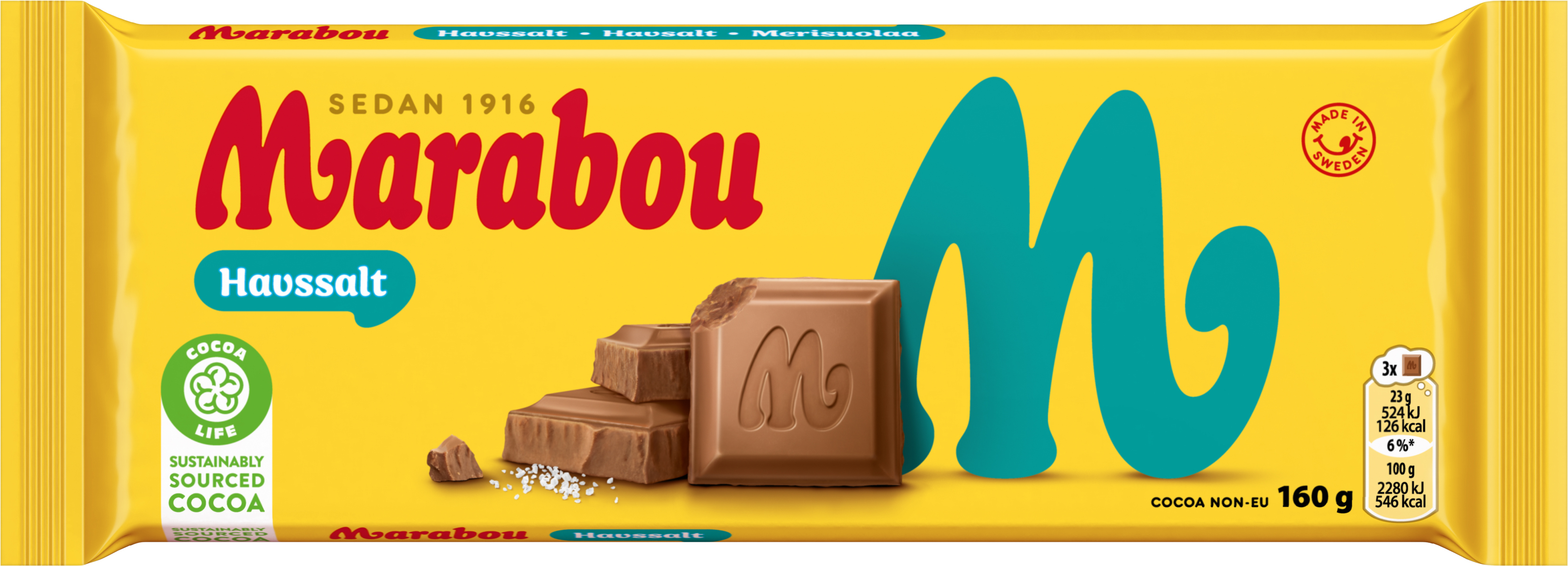 Mjölkchoklad Havssalt