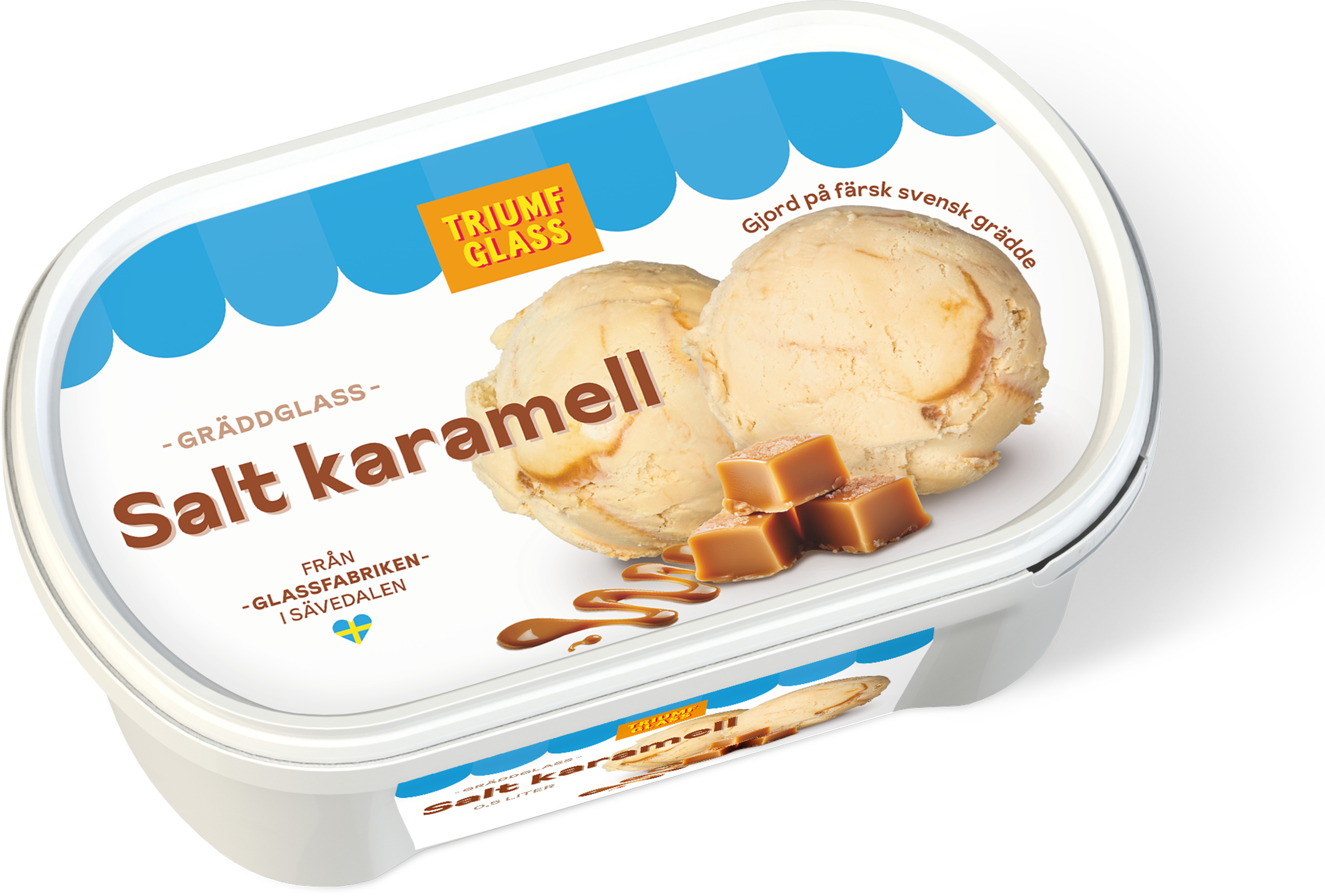 Gräddglass Salt karamell