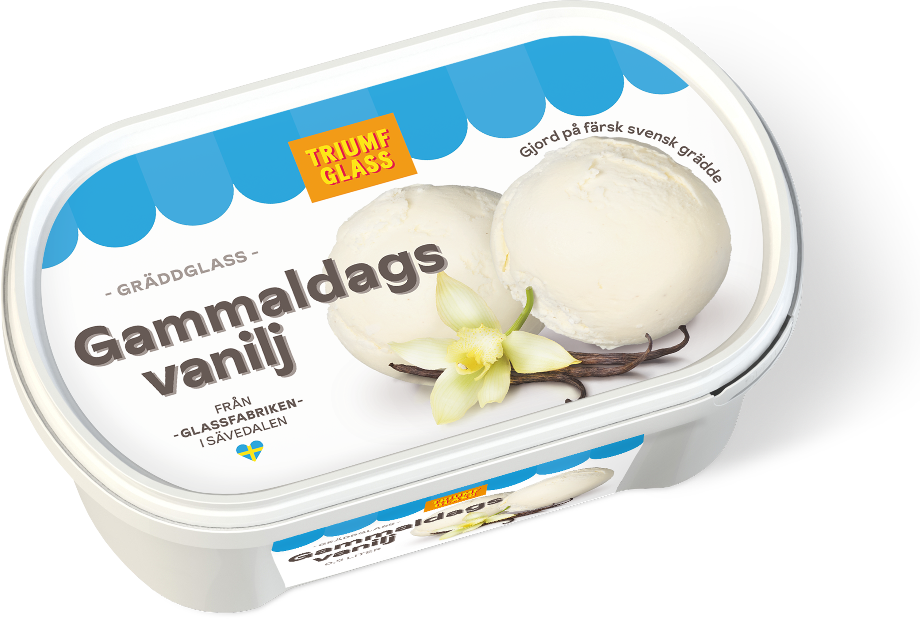 Gräddglass Gammaldags vanilj