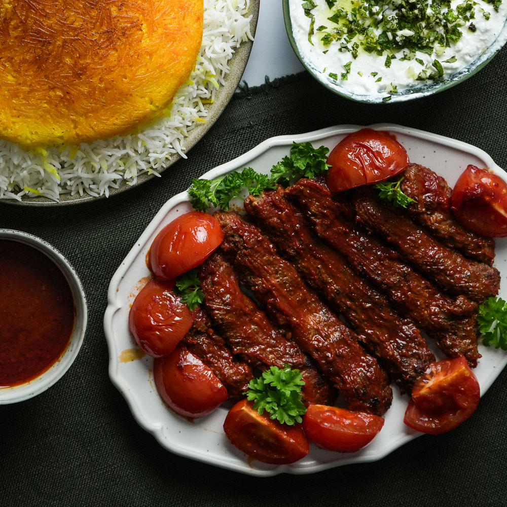 Kabab tabei – iranska färsbiffar