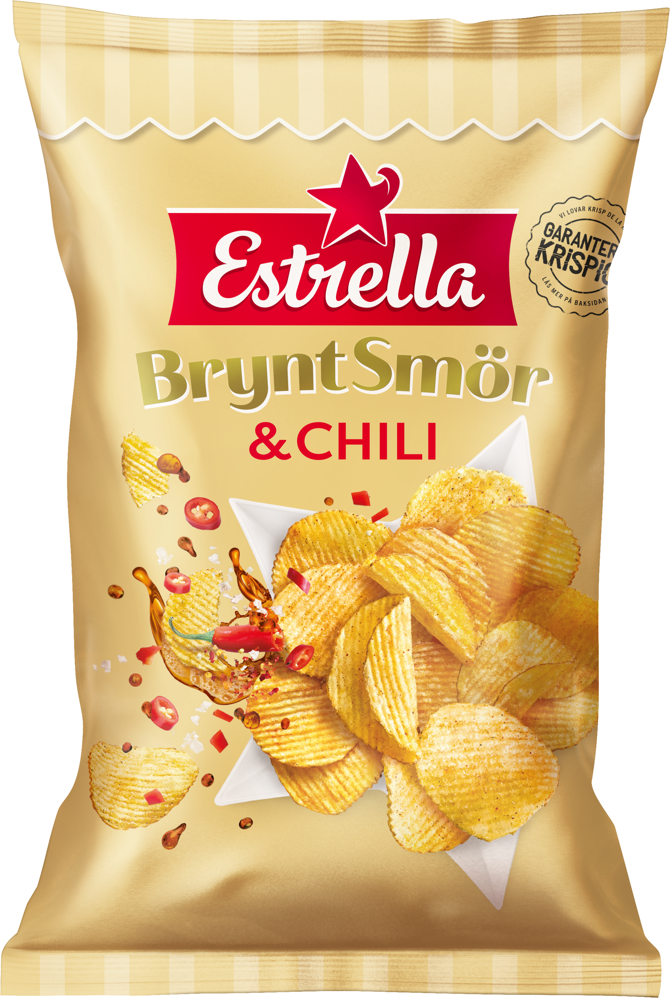 Chips Brynt smör & chili