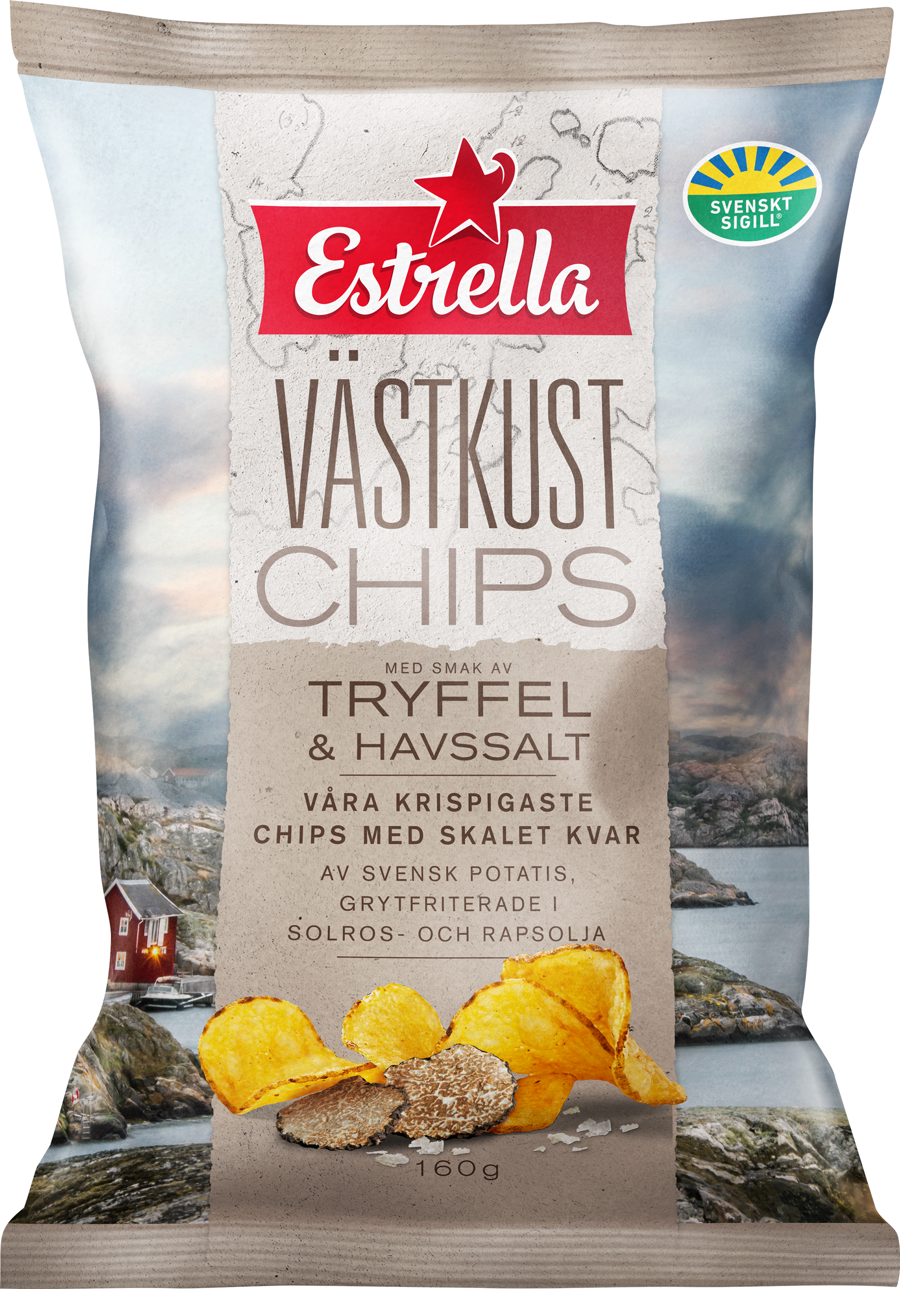 Västkustchips Tryffel & havssalt