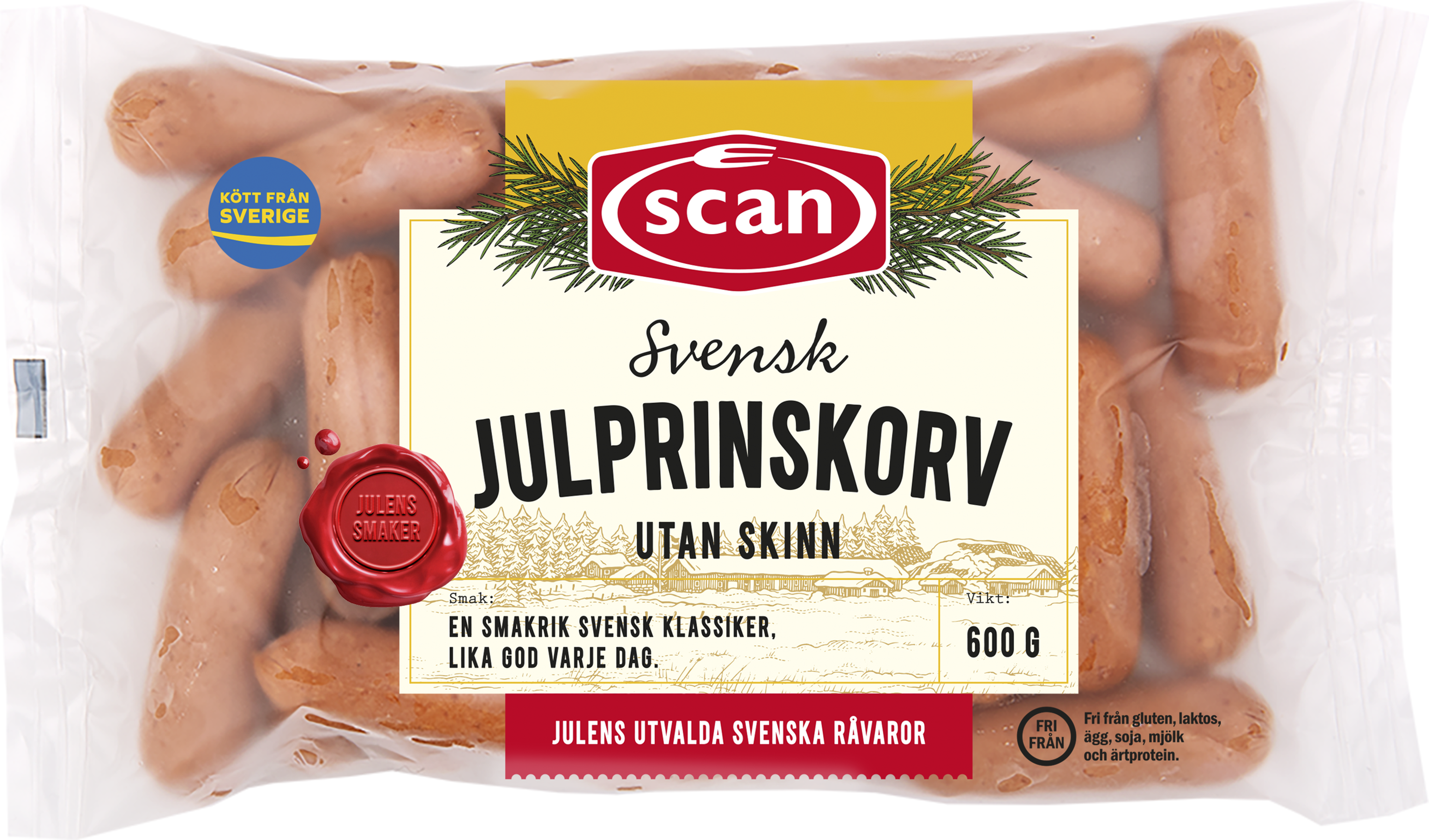 Julprinskorv