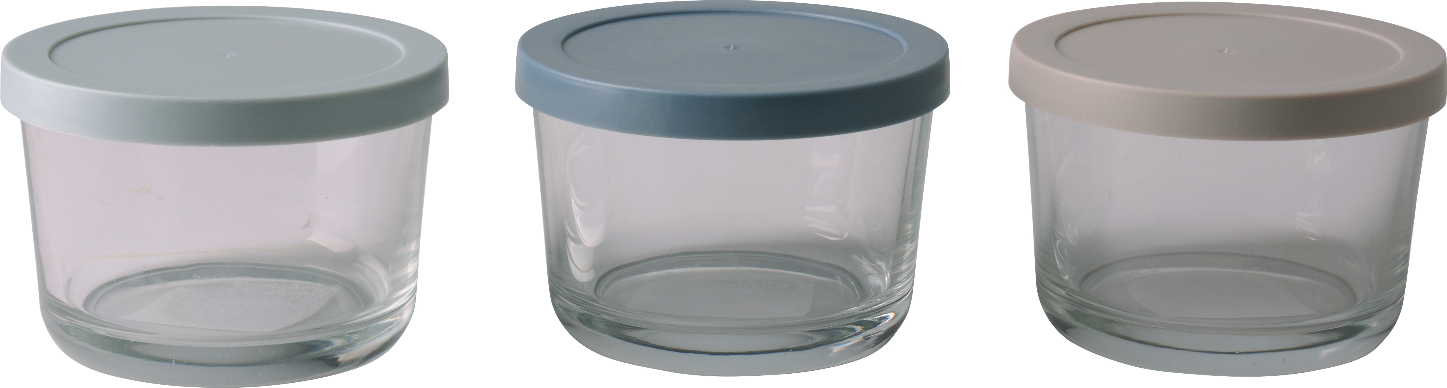 Glasburk med lock