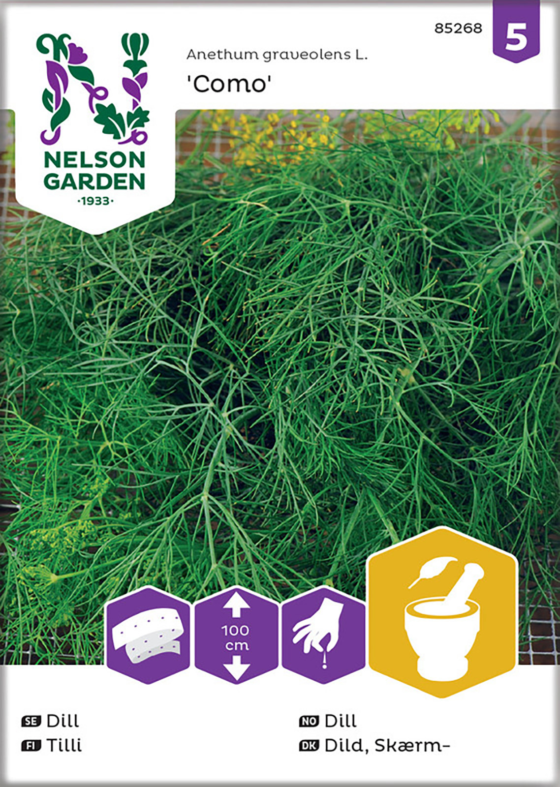 Dill, Vanlig, Como, Såband