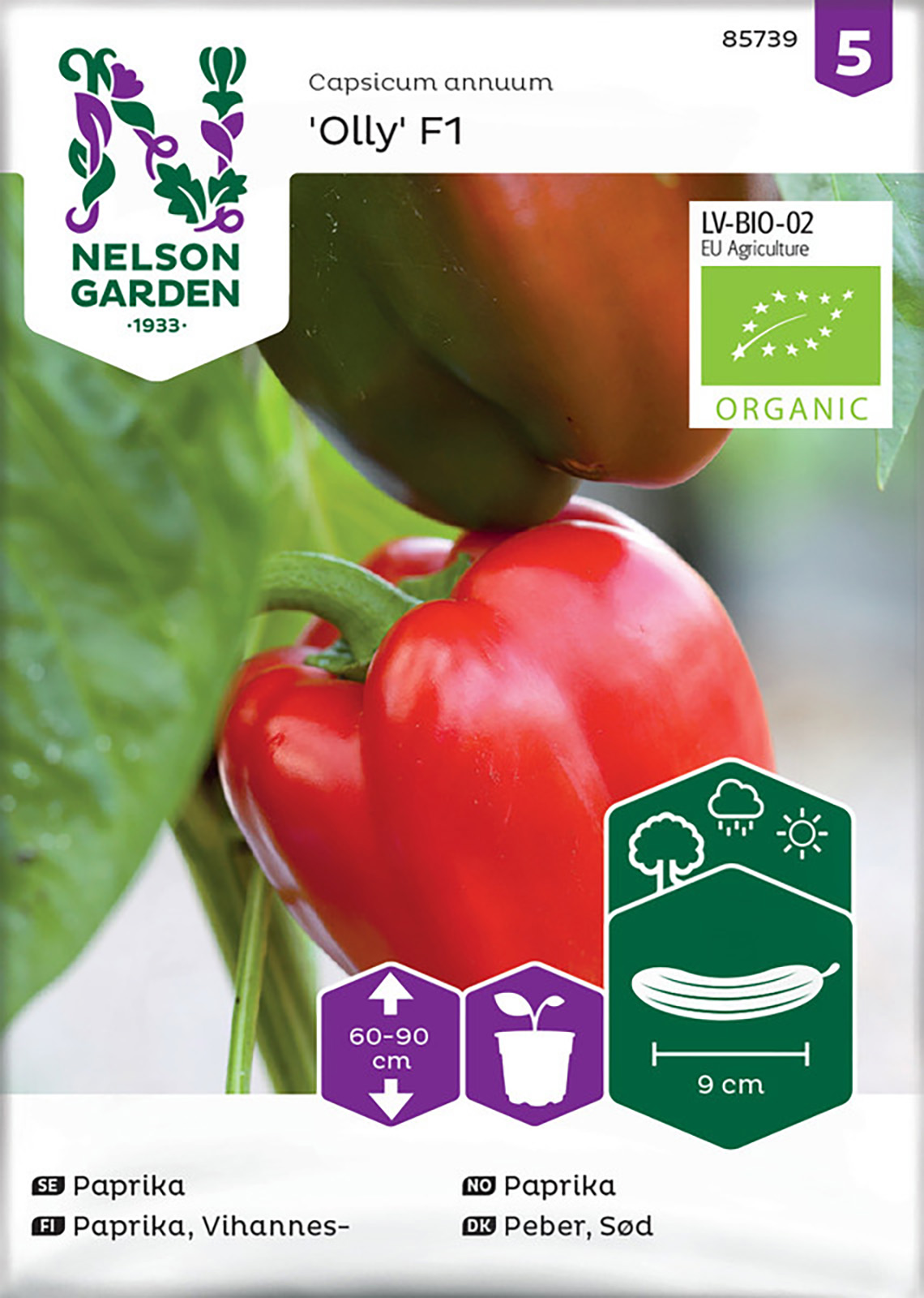 Paprika Olly F1 Organic