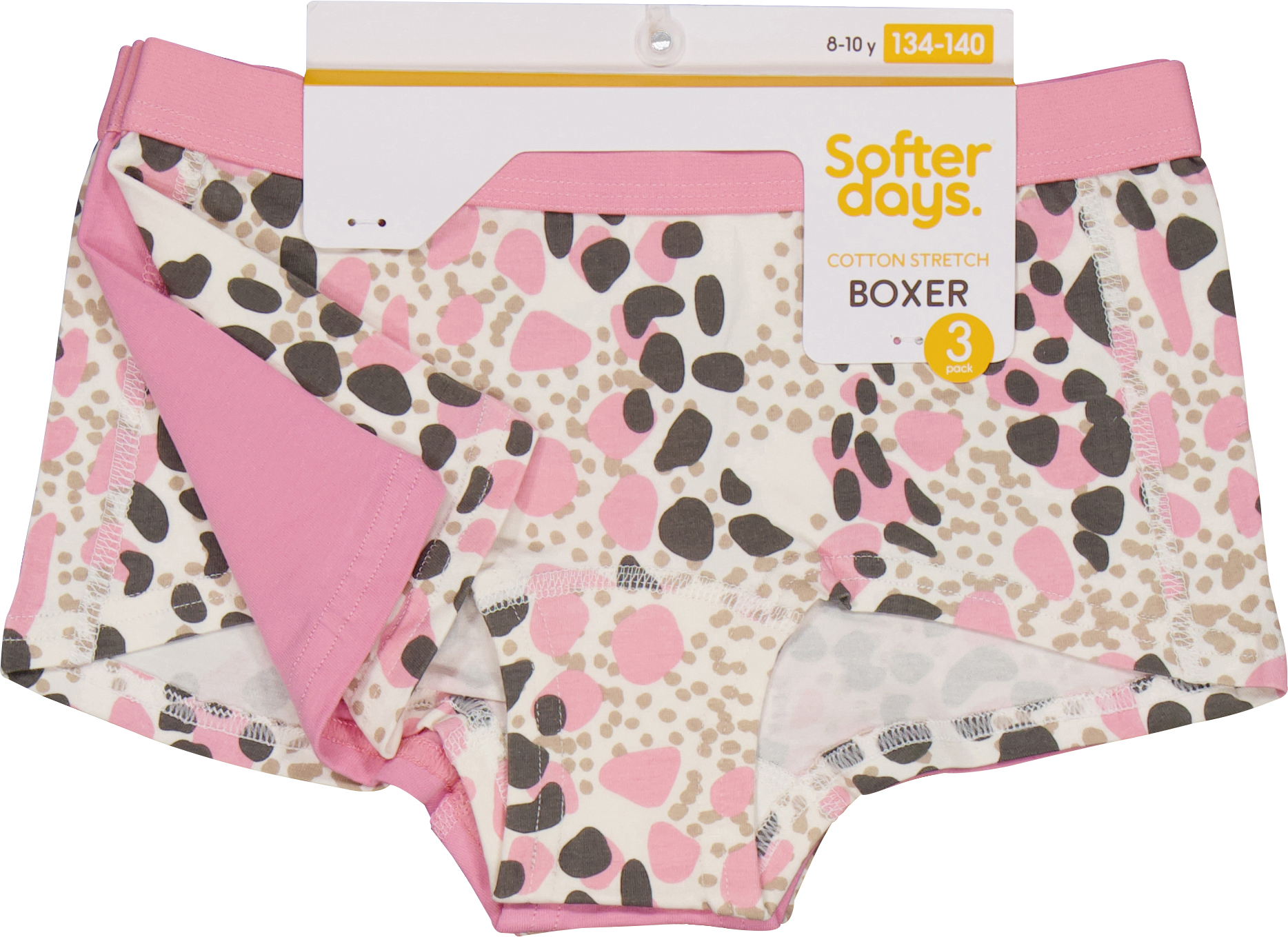 Boxertrosa Rosa 122/128-158/164 3-pack