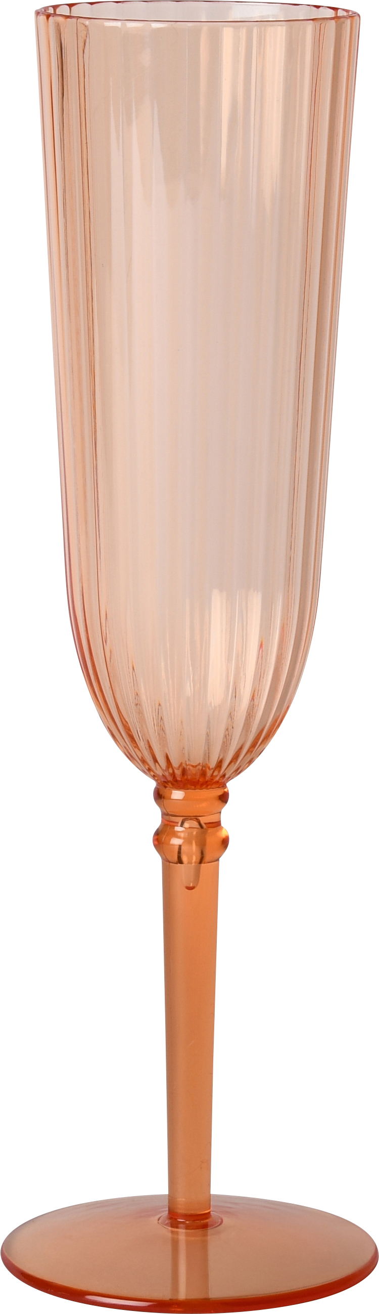 Champagneglas Ribbat Orange