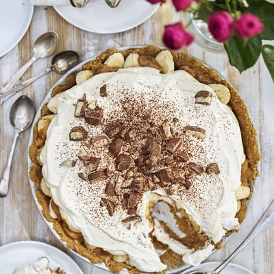 enkel banoffee paj enkel banoffee paj