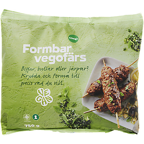 Vy över Vegofärs Formbar 750g Coop