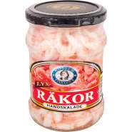 Handskalade räkor/kräftstjärtar