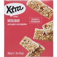 Müslibar Yoghurt & jordgubb 6-pack