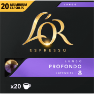 Kaffekapslar Espresso Lungo Profondo 20-pack