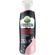 Proteinshake Jordgubb & hallon 0,9%
