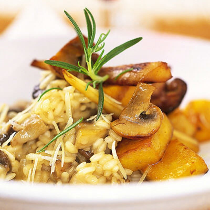 Risotto med svamp Recept Coop