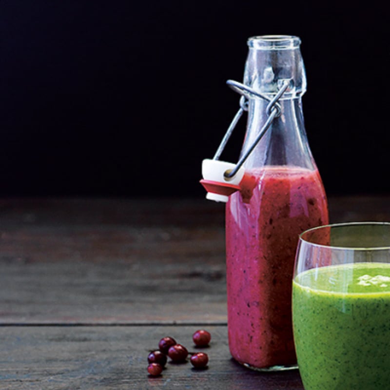 Juice med broccoli och hallon Recept Coop