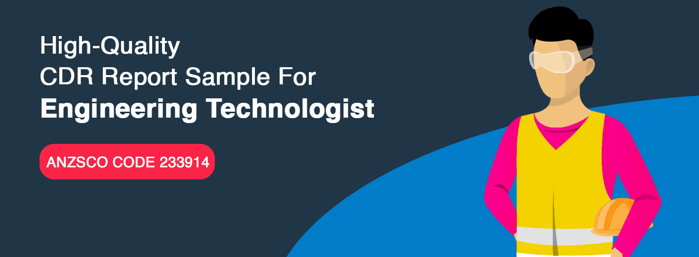 CDR Report Sample for Engineering Technologist