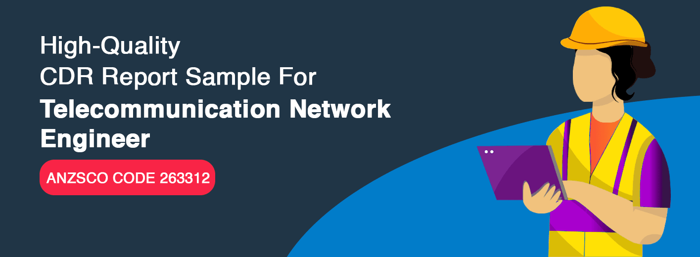 CDR Report Sample for Telecommunications Network Engineer.