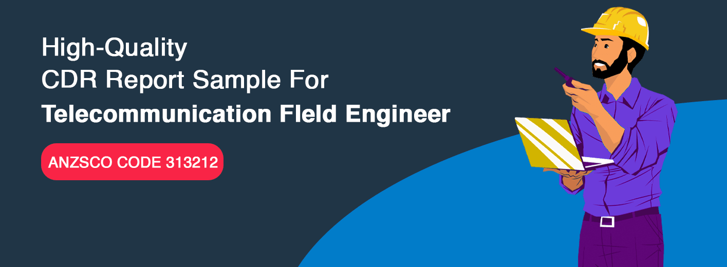 CDR Report Sample for Telecommunications Field Engineer