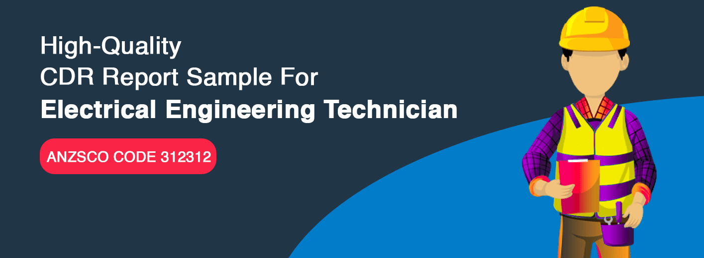 CDR Report Sample for Electrical Engineering Technician  