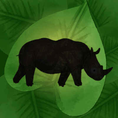 แรดขาว: นอแรดคืออะไร? | White Rhino: Horn material? 