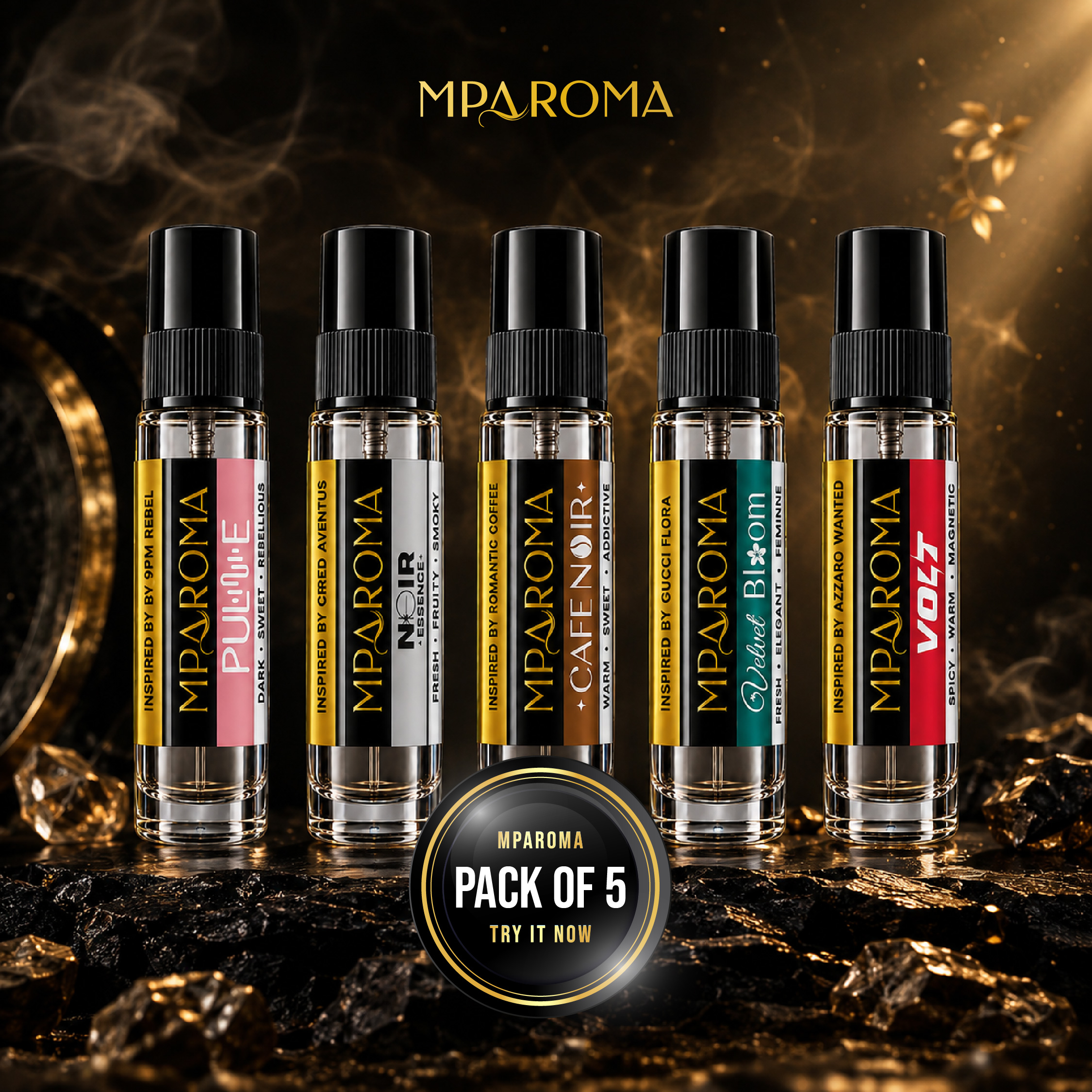 PACK OF FIVE