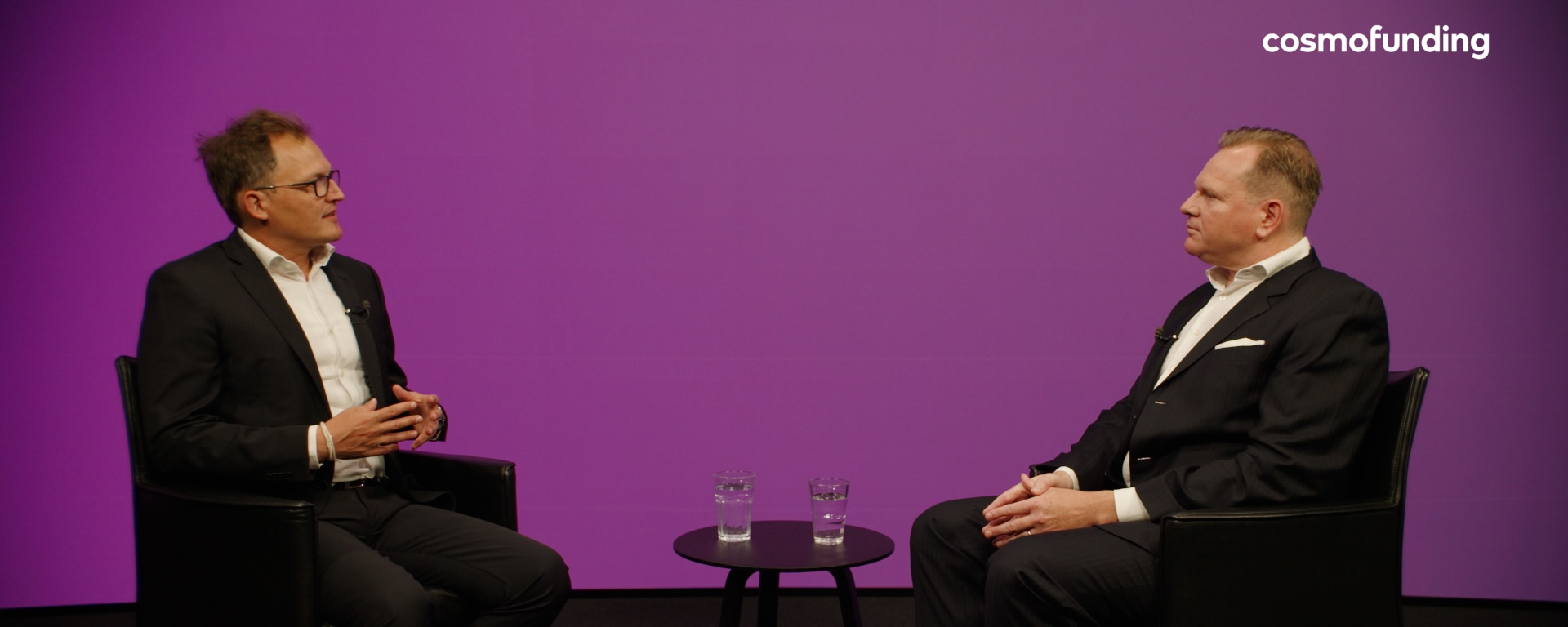 Foto di un'intervista tra cosmofunding e Marco Feusi di HIAG