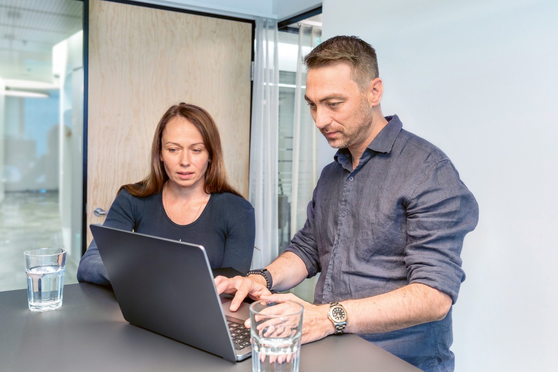 Mentoring Tandem in einer Beratungsstunde