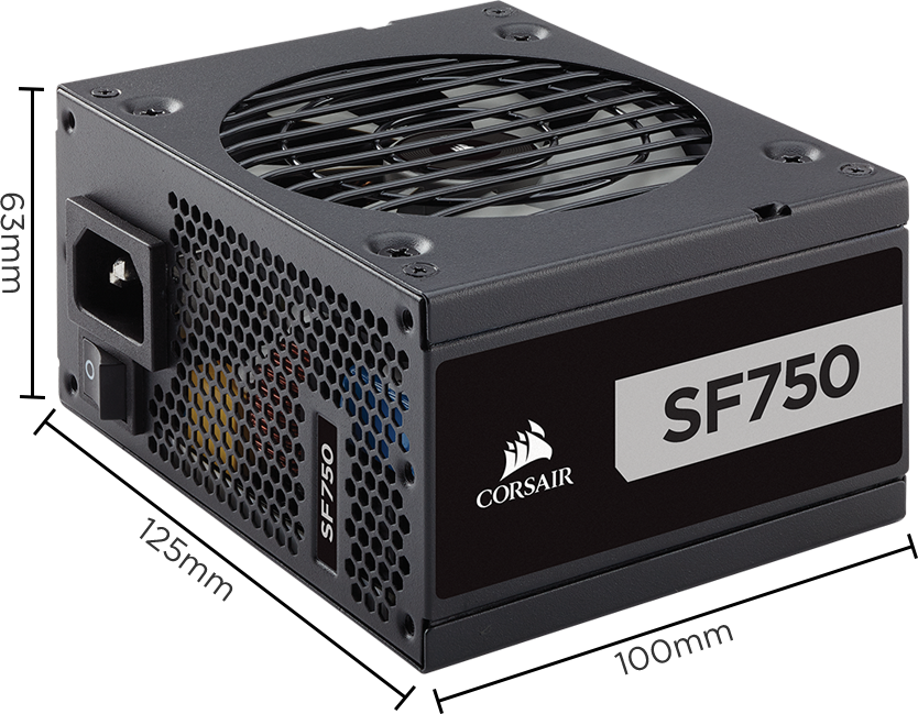 SF Series™ SF750 — Watt PLUS® Platinum Certified High Performance PSU