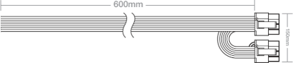 CORSAIR CV SERIES PCIe 8 pin cable