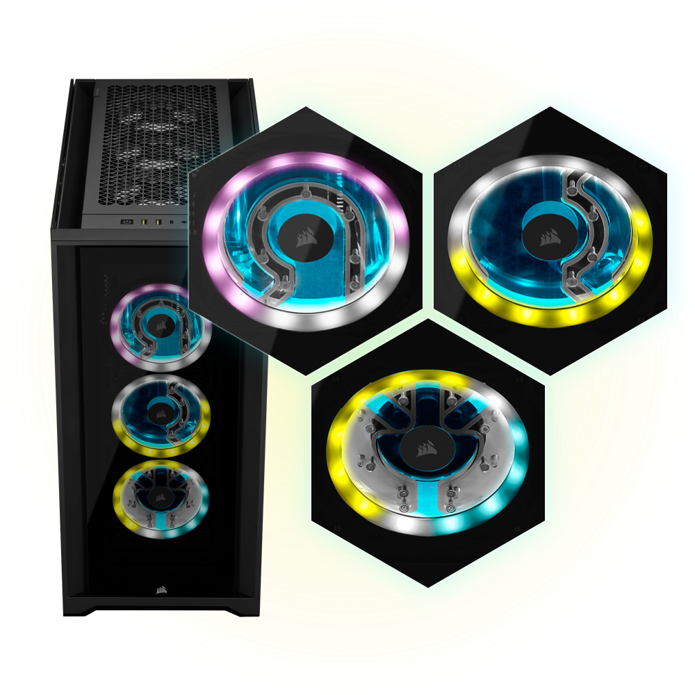 Hydro X Series XD7 RGB Pump/Reservoir Combo — Black
