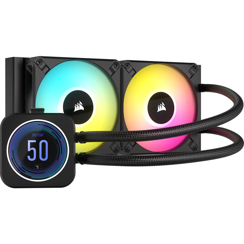 iCUE H100i Elite LCD XT Display Liquid CPU Cooler