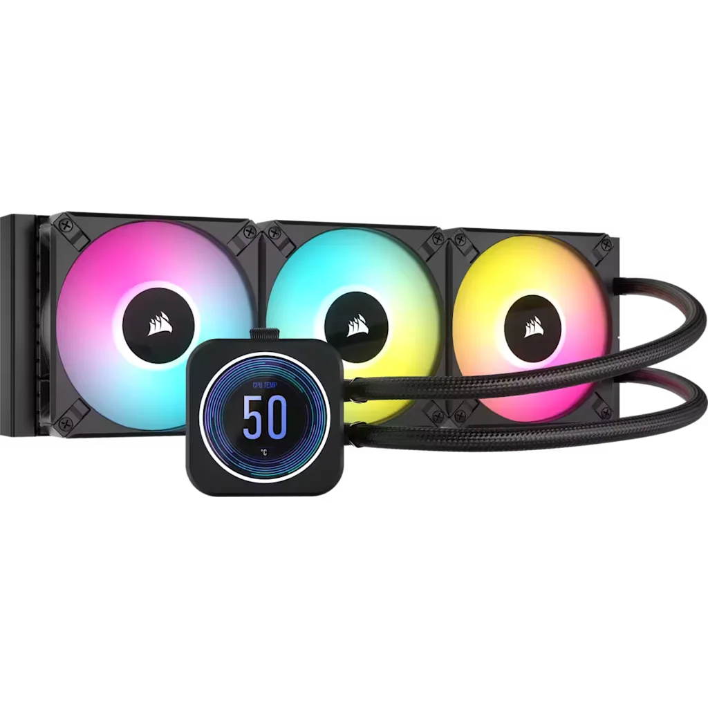 iCUE H150i Elite LCD XT Display Liquid CPU Cooler