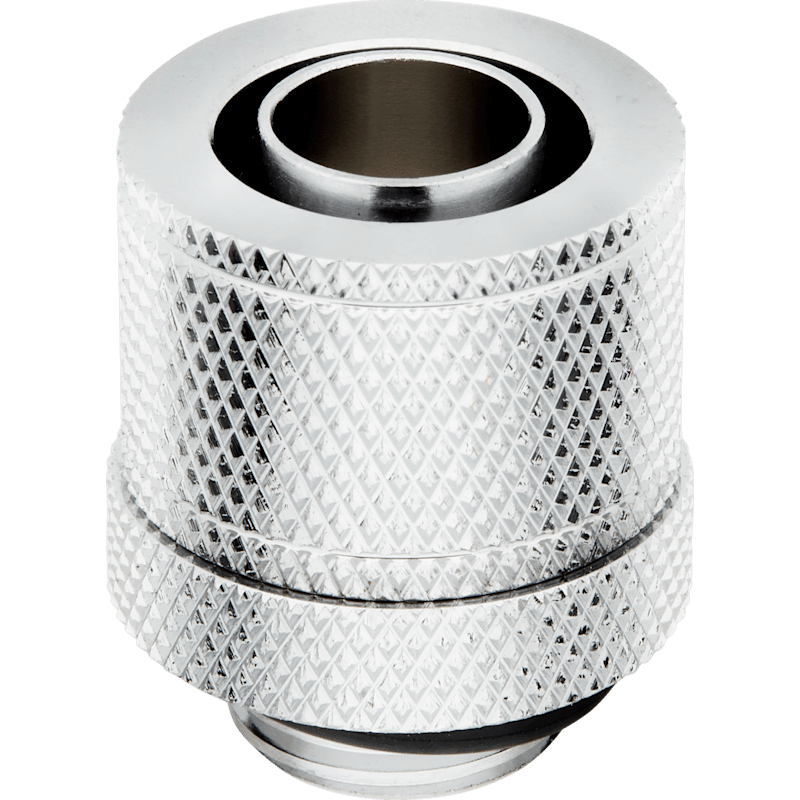 Hydro X Series XF Compression 10/13mm (3/8" / 1/2") ID/OD Fitting Four Pack — Chrome