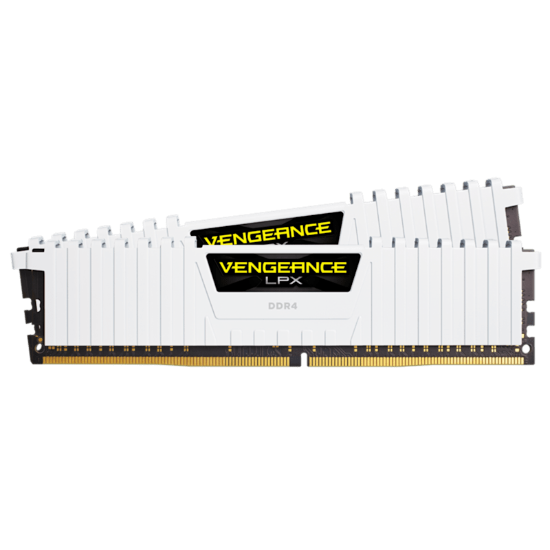 Vengeance LPX 32GB (2 x 16GB) DDR4 DRAM Up To 3200MHz C16 Memory Kit - White