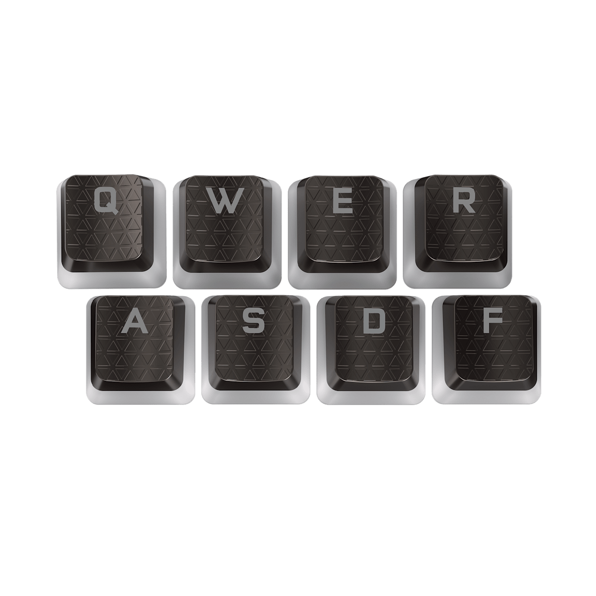 Corsair FPS/MOBA Pudding Keycap Mod Kit for QWERTY/Z Layout – Gunmetal Gray — фото 1