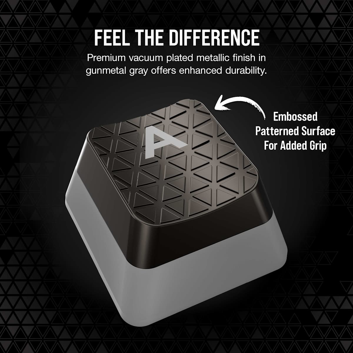 Corsair FPS/MOBA Pudding Keycap Mod Kit for QWERTY/Z Layout – Gunmetal Gray — фото 4