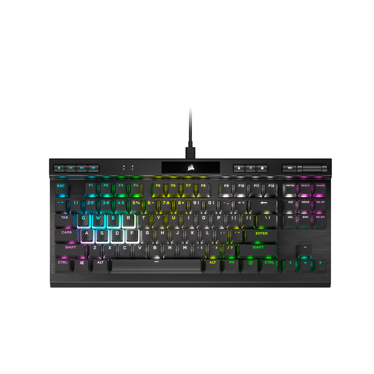 Corsair FPS/MOBA Pudding Keycap Mod Kit for QWERTY/Z Layout – Gunmetal Gray — фото 9