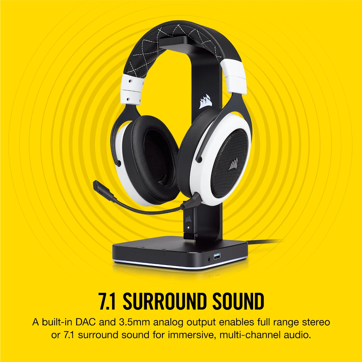 Corsair ST100 RGB Premium Headset Stand with 7.1 Surround Sound — фото 5