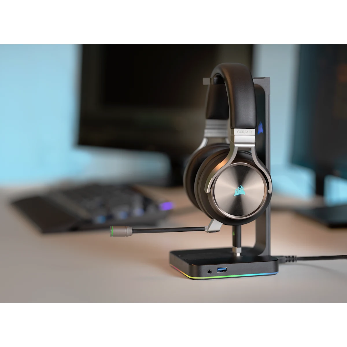 Corsair ST100 RGB Premium Headset Stand with 7.1 Surround Sound — фото 7