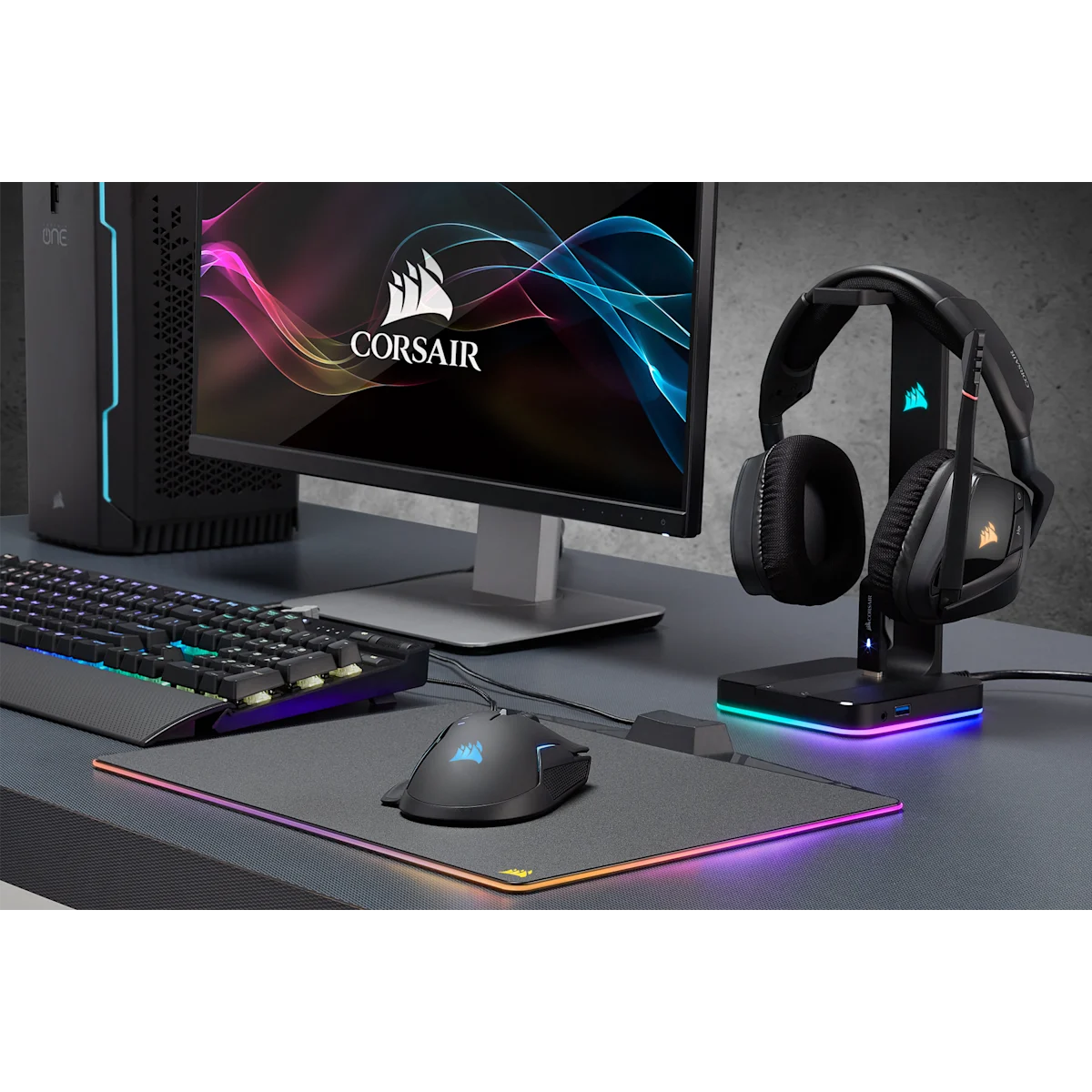 Corsair ST100 RGB Premium Headset Stand with 7.1 Surround Sound — фото 9
