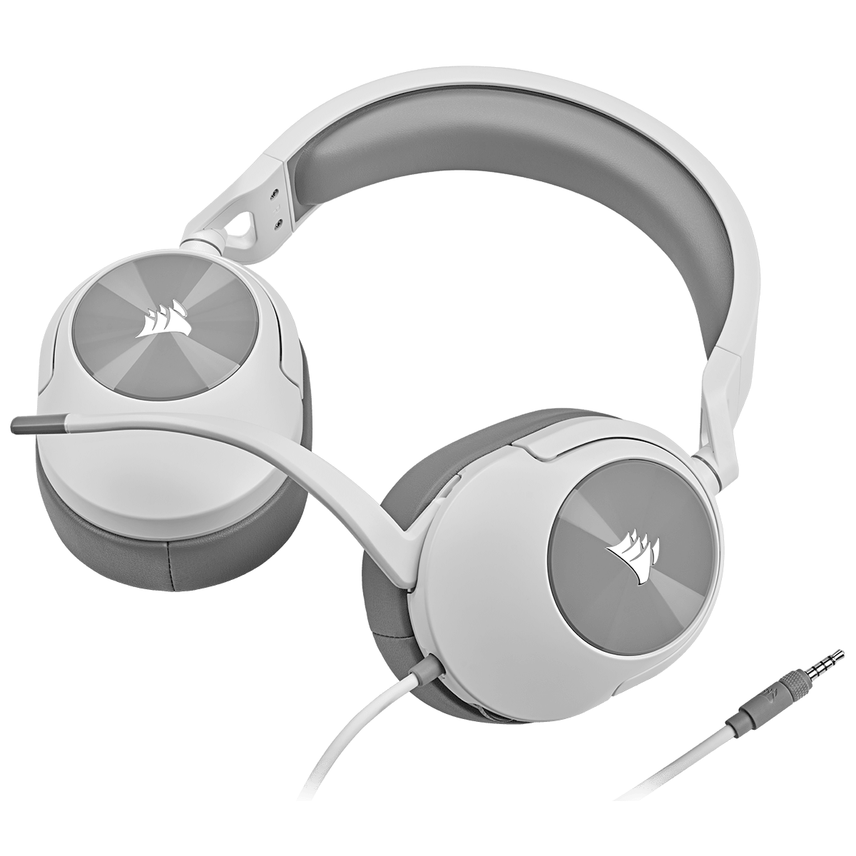 Corsair HS55 Surround Wired Gaming Headset, цвет: Белый — фото 9