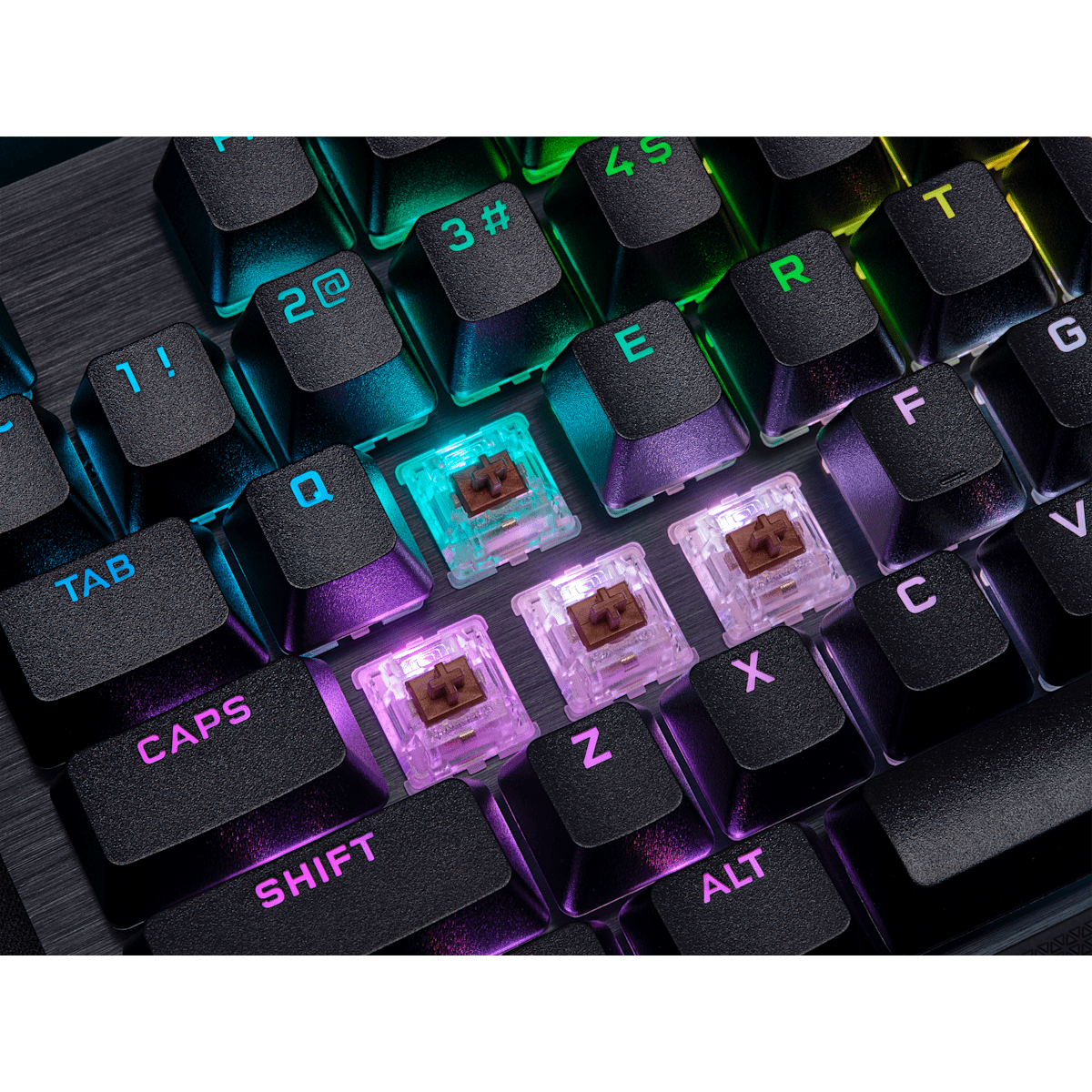 Corsair K70 Rgb Pro Mechanical Gaming Keyboard with Pbt Double Shot Pro Keycaps — Cherry MX Brown, цвет: Чёрный — фото 9