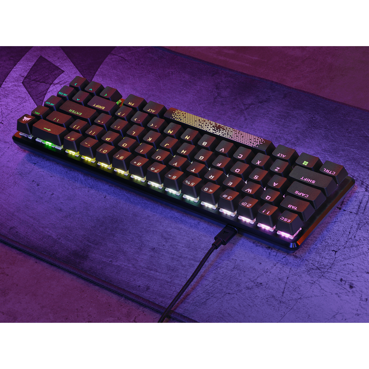 Corsair K65 Pro Mini Rgb 65% Optical-Mechanical Gaming Keyboard, цвет: Чёрный — фото 9
