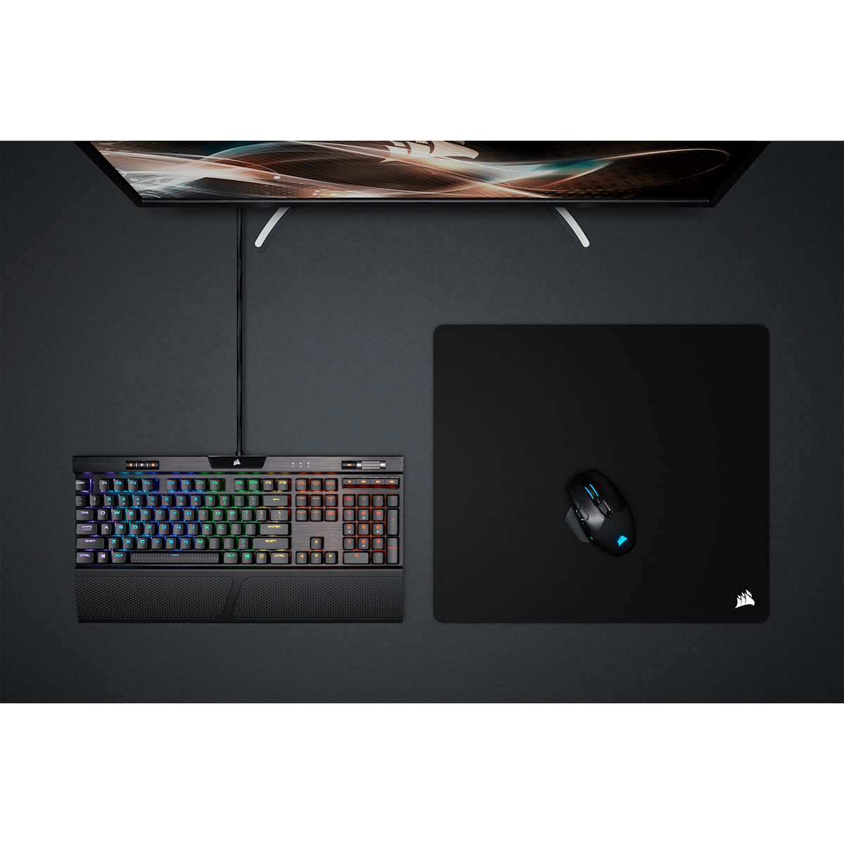 Corsair MM200 PRO Premium Spill-Proof Cloth Gaming Mouse Pad — Heavy XL, Black — фото 2